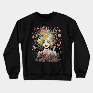 Marilyn Monroe Psychedelic Crewneck Sweatshirt